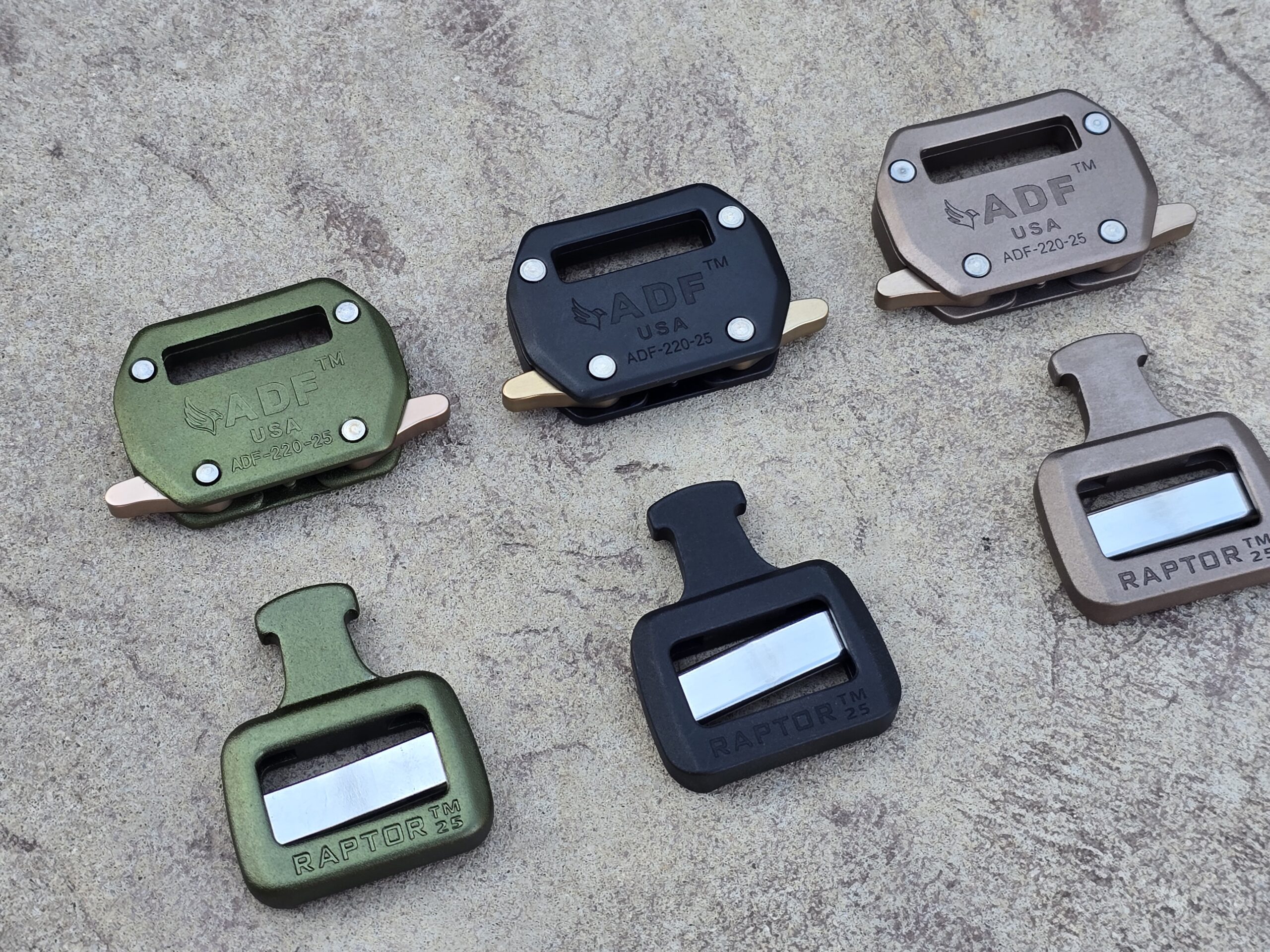 Gold Buckle Raptors ADF RAPTOR™ BUCKLES